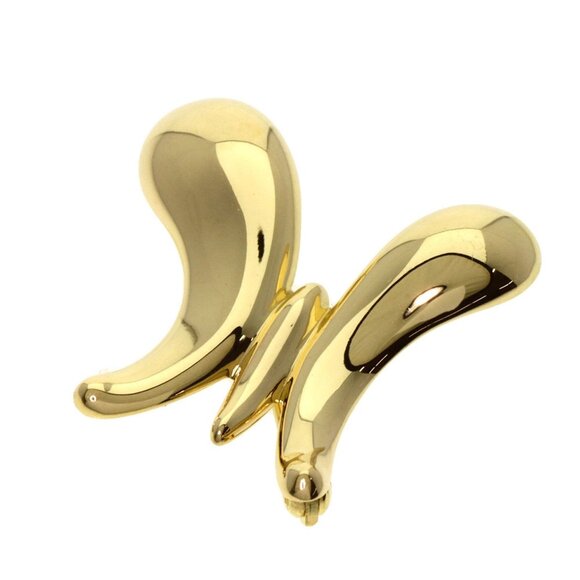 TIFFANY Butterfly Brooch 18K Yellow Gold Used (like new) - Picture 1 of 6